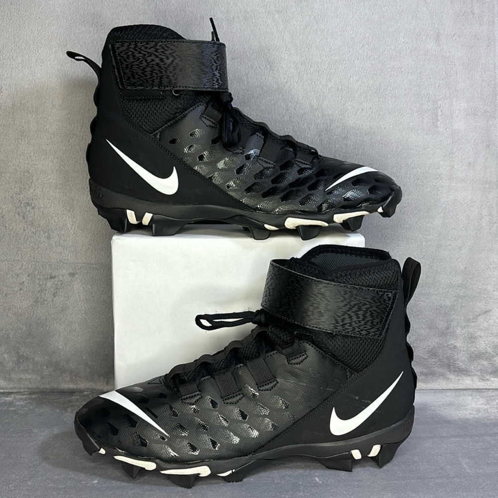Nike Force Savage Shark 2 Football Cleats Black Mens 12.5 No Box